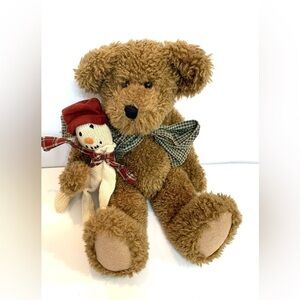 Boyds Bears Brewster T. Bear #912627 14' Retired Jointed Bear Snowman NO TAG
